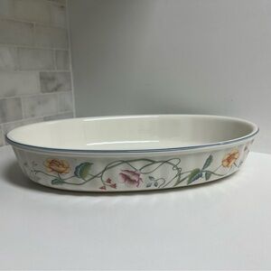 Villeroy & Boch's Vilbofour Albertina Pattern Oven To Tableware Oval Baking Dish